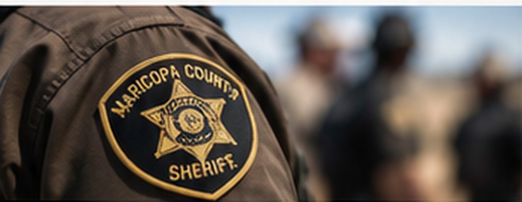 Close-up of the Maricopa County Sheriff shoulder patch
